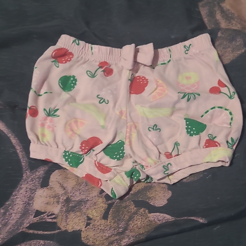 Kids Fruit Print Shorts